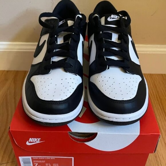 Dunk Low Retro White Black Panda Shoes Mens main image 14